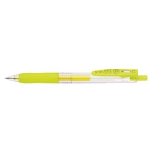 （まとめ） ゼブラ サラサクリップ ボール径：0.5mm ネオンカラー ネオンイエロー【×50セット】