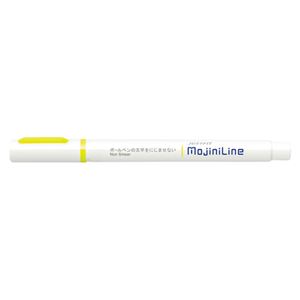 （まとめ） ゼブラ ジャストフィット モジニライン 黄【×50セット】