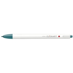 （まとめ） ゼブラ ノック式水性カラーペン クリッカート ターコイズブルー 0.6mm 【×50セット】