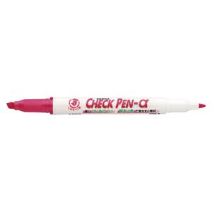 （まとめ） ゼブラ チェックペン アルファ ピンク【×50セット】