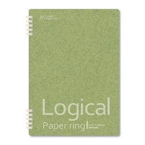 （まとめ） ナカバヤシ ロジカル ペーパーリングノート A4 40枚 B罫【×50セット】