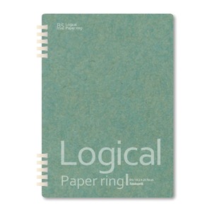 （まとめ） ナカバヤシ ロジカル ペーパーリングノート B5 40枚 A罫【×50セット】