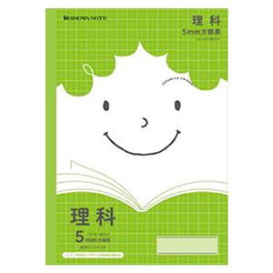 （まとめ） ショウワノート ジャポニカフレンド 5mm方眼罫 理科 緑 JFL-5G【×50セット】