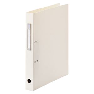 （まとめ） LIHIT LAB noie-style D型リングファイルA4 ホワイト【×20セット】