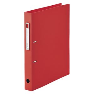 （まとめ） LIHIT LAB noie-style D型リングファイルA4 レッド【×20セット】