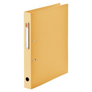 （まとめ） LIHIT LAB noie-style D型リングファイルA4 オレンジ【×20セット】