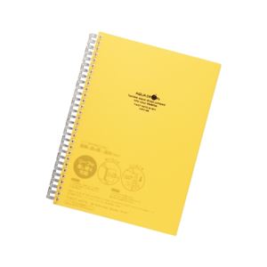 （まとめ） LIHIT LAB ツイストノート A5 黄【×20セット】