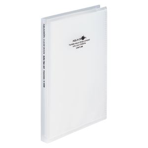 （まとめ） LIHIT LAB クリヤーブック 二つ折り 10ポケット 乳白【×50セット】