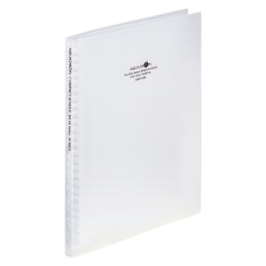 （まとめ） LIHIT LAB コンパクトバインダー B5S 40枚 乳白【×50セット】