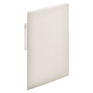 （まとめ） LIHIT LAB クリヤーブック A4 オープンポケット 10ポケット ホワイト【×20セット】