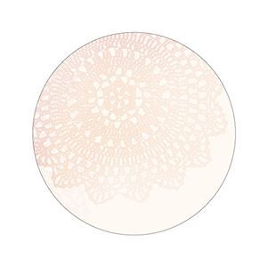 （まとめ） ササガワ OAデザインペーパー フラール レース 10枚入 【×50セット】
