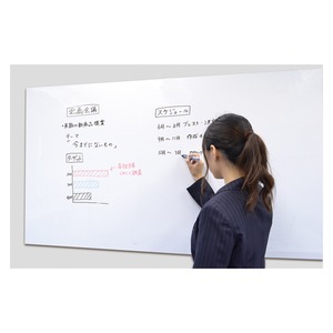 マグエックス 広幅マグネットホワイトボードシート 横2400×縦1200mm