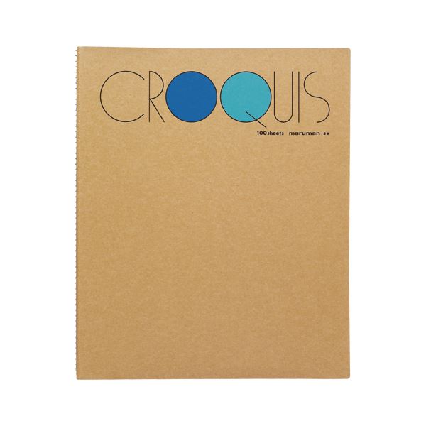 （まとめ） マルマン クロッキーブックSMLシリーズ Mサイズ ブルー【×20セット】