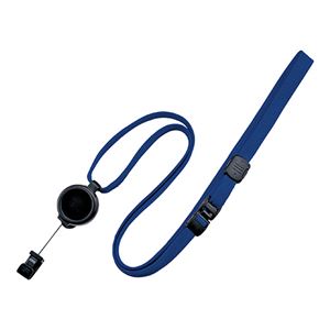 （まとめ） オープン工業 ループクリップ リール式 1本 青【×50セット】