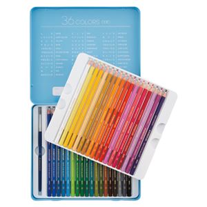 （まとめ） ステッドラー日本 ノリスクラブ 水彩色鉛筆 メタルケース入 36色セット【×5セット】