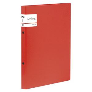 （まとめ） セキセイ addone リングファイル レッド【×50セット】