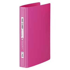 （まとめ） セキセイ カードホルダー差替式 ピンク 180名用（ヨコ入れタイプ） 【×20セット】