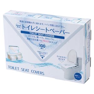 （まとめ） サンナップ 箱のまま使えるトイレシートペーパー 100枚入【×20セット】