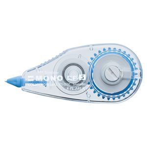 （まとめ） トンボ鉛筆 修正テープ モノCF5C ブルー ［テープ寸法：幅5.0mm］【×50セット】