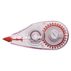 （まとめ） トンボ鉛筆 修正テープ モノCF5C ピンク ［テープ寸法：幅5.0mm］【×50セット】
