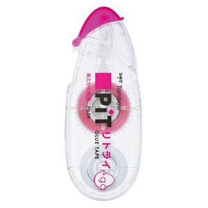 （まとめ） トンボ鉛筆 テープのり ピット リトライエッグ スタンダード【×50セット】