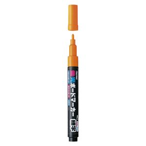 （まとめ） レイメイ藤井 ボードマーカー 蛍光 細字 オレンジ【×50セット】