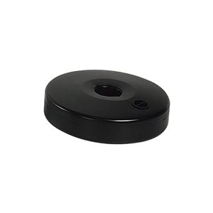 （まとめ） 大明商事 カラープラポール ベース ブラック CP-15【×5セット】