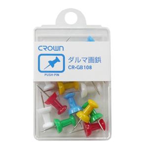 （まとめ） ベロス 画鋲 ダルマ画鋲 色込【×50セット】