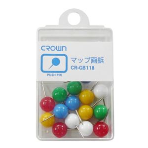 （まとめ） ベロス 画鋲 マップ画鋲 色込【×50セット】