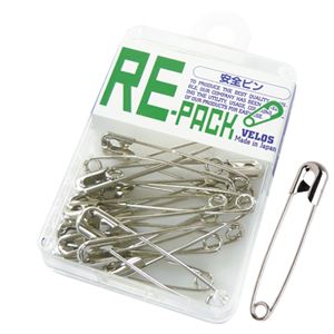 （まとめ） ベロス 安全ピン 特大 シルバー 14本入【×50セット】