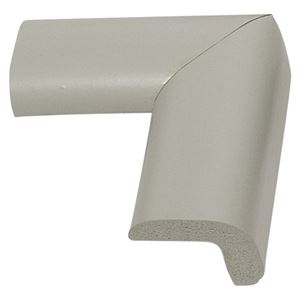 （まとめ） カーボーイ 安心クッションコーナー 小 ライトグレー【×50セット】