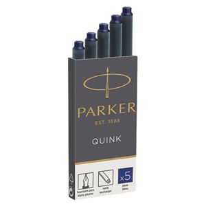 （まとめ） パーカー クインクカートリッジインク 5本入 ブルー【×20セット】