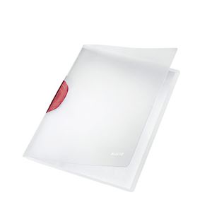 （まとめ） LEITZ カラークリップ マジック レッド【×50セット】