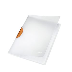 （まとめ） LEITZ カラークリップ マジック オレンジ【×50セット】