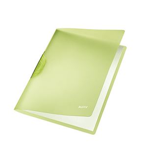 （まとめ） LEITZ カラークリップ レインボー グリーン【×50セット】