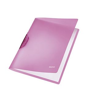 （まとめ） LEITZ カラークリップ レインボー バイオレット【×50セット】