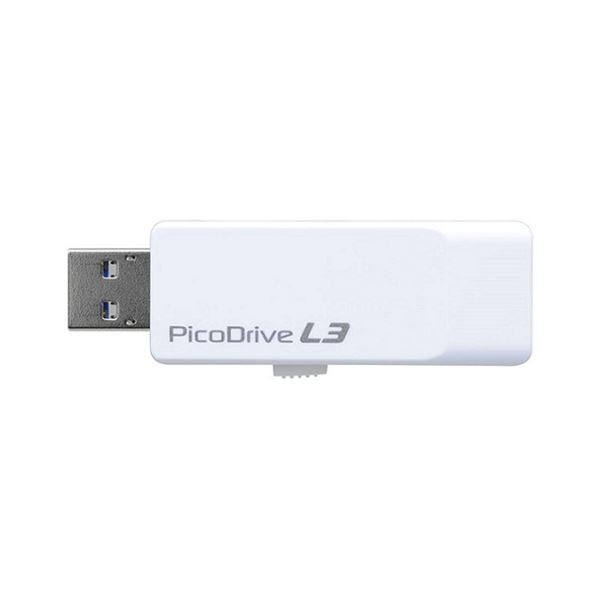 （まとめ） グリーンハウス USB3.0メモリー ピコドライブ 8GB 【×3セット】