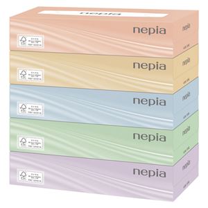 （まとめ） 王子ネピア ネピア ティシュ200W 5箱 【×5セット】