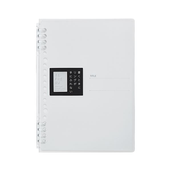 （まとめ） キングジム TEFRENU リングノート A5 透明 【×10セット】