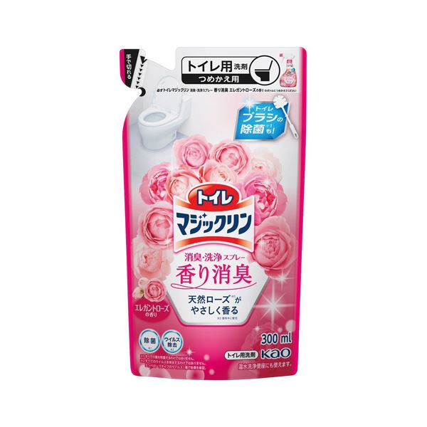 （まとめ） 花王 トイレマジックリン消臭洗浄香り消臭詰替 【×10セット】