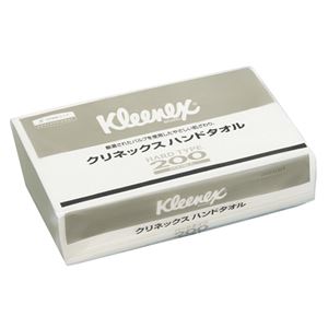 （まとめ） 日本製紙クレシア クリネックスハンドタオル ハード200枚 【×5セット】