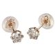 ダイヤモンドピアス 一粒 K18 ピンクゴールド 0.2ct スタッドピアス - 縮小画像1