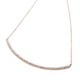 ダイヤモンド ネックレス K10 ピンクゴールド 0.2ct 40石 スマイリー ダイヤネックレス ペンダント - 縮小画像1