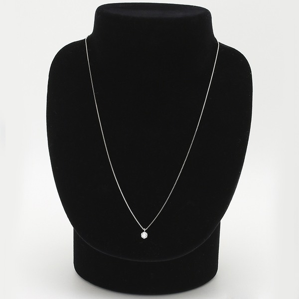 ダイヤモンドペンダント/ネックレス 一粒 プラチナ Pt900 0.3ct ダイヤネックレス 6本爪 Iカラー I1 Excellent