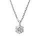 ダイヤモンドペンダント/ネックレス 一粒 K18 ホワイトゴールド  0.3ct ダイヤネックレス 6本爪 Hカラー I1クラス Good 中央宝石研究所ソーティング済み - 縮小画像1