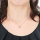 ダイヤモンド ネックレス プラチナ Pt900 0.3ct 揺れる ダイヤ ダンシングストーン ダイヤネックレス ハート ペンダント - 縮小画像4