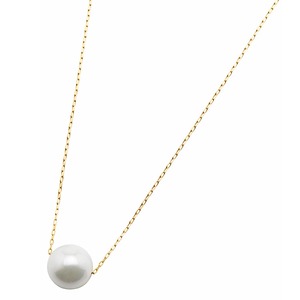 アコヤ真珠 ネックレス パールネックレス K18 イエローゴールド 8mm 8ミリ珠 40cm 長さ調節可能(アジャスター付き) あこや真珠 ペンダント パール 本真珠 商品写真2