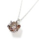 ダイヤモンド ネックレス 一粒 プラチナ Pt900 0.3ct 6本爪 シャンパンゴールドダイヤ SIクラス Good ペンダント 鑑定書付き - 縮小画像1