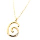 ナンバー ネックレス ダイヤモンド ネックレス 一粒 0.01ct K18 ゴールド 数字 6 ダイヤネックレス ペンダント - 縮小画像1