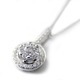 ダイヤモンド ネックレス K18 ホワイトゴールド 0.23ct ７ダイヤ コロネットセッティング Hカラー SIクラス バケットダイヤ 0.23カラット ペンダント 限定1点限り - 縮小画像2